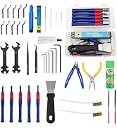Imdinnogo BCZAMD 39Pcs 3D Printer Tools Kit Includes Resin Removal Cleaning Deburring Tool Sandin...