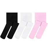 GENTABY 3 Pack Girls Ballet Tights Soft Dance Tights for Girls 1-13 Years | Elastic, breathable, ...