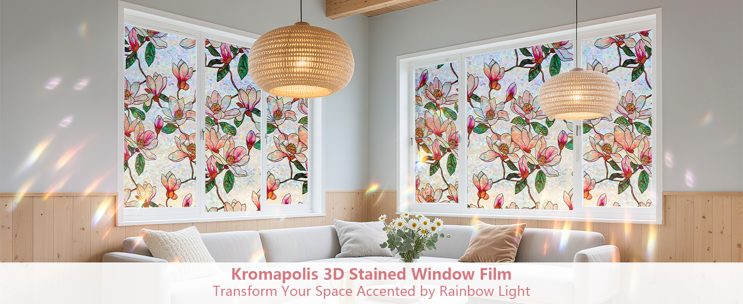 3D Stained Window Film