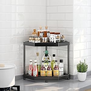 kitchen corner shelf countertop