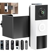 Anti-Theft Doorbell Mount No Drill Compatible with Tapo/Orbitell/Eufy/Aosu Video Doorbell, Univer...