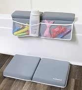 HealthSmart Baby Bath Kneeler and Elbow Rest Pad Set – Ultra-Thick, Non-Slip, Water-Resistant & M...