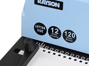 rayson td-132 wire binding machine for punchng paper