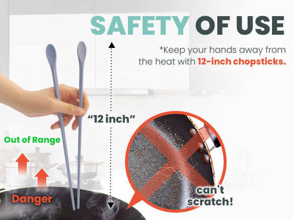 Safety of use, Long Size(12 inches), No scratches