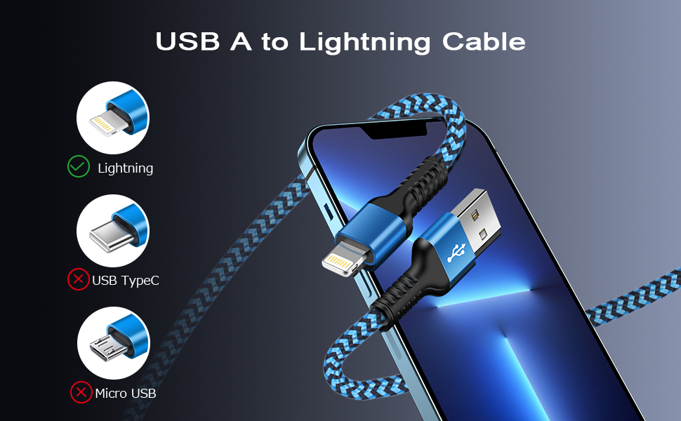 lightening charger cables for iPhone