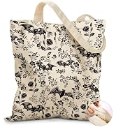 Miss Adola Canvas Tote Bag for Women – Aesthetic Canvas Bag with Zipper Cute Stylish Reusable Sho...
