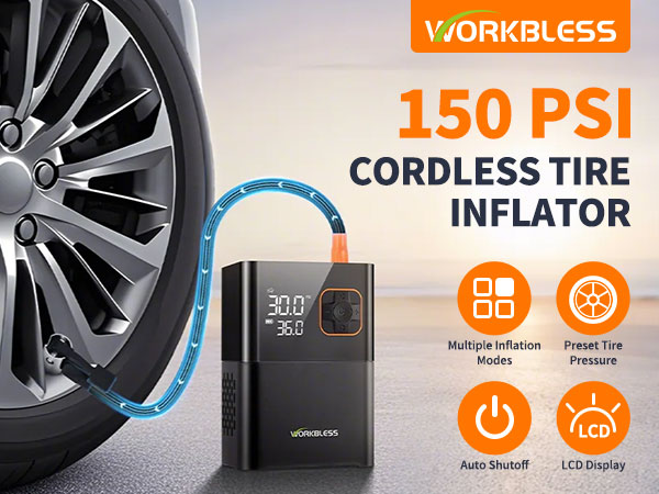 WorkBless tire inflator