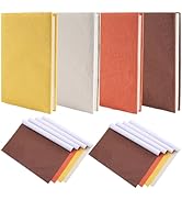 CRASPIRE 8Pcs 13.7x11.8in Linen Book Cloth 4 Color for A5-A8 Books Binding Fabric Surface Paper B...