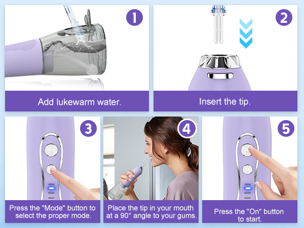 water dental flosser teeth pick