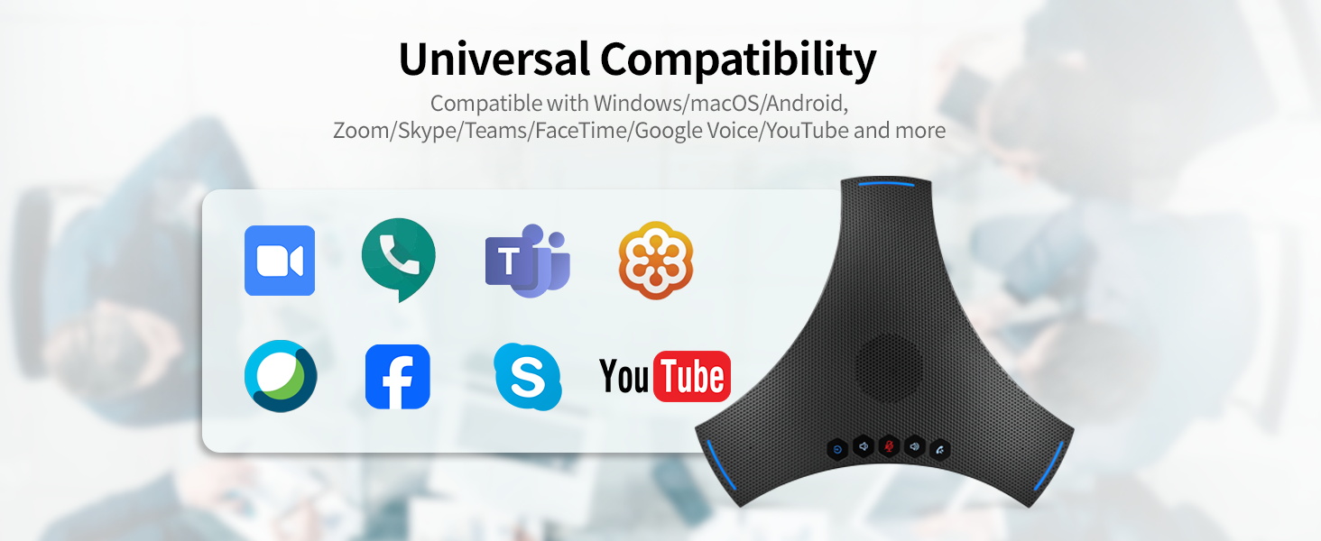 Universal compatibility speakerphone
