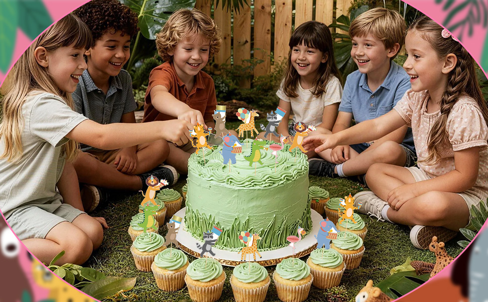 Safari Cupcake Toppers