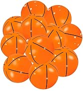 Dshengoo 12Pcs Inflatable Basketballs Beach Balls,16 Inch Sports Themed Basketball Toy for 2023 G...