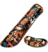 Dapesuom Enlarge Keyboard Wrist Rest, Memory Foam Wrist Cushion for Desk Mats Support, Cute Typin...