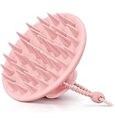 HEETA Scalp Massager Shampoo Brush with Silicone Bristles for Dandruff Removal Scalp Care & Hair ...
