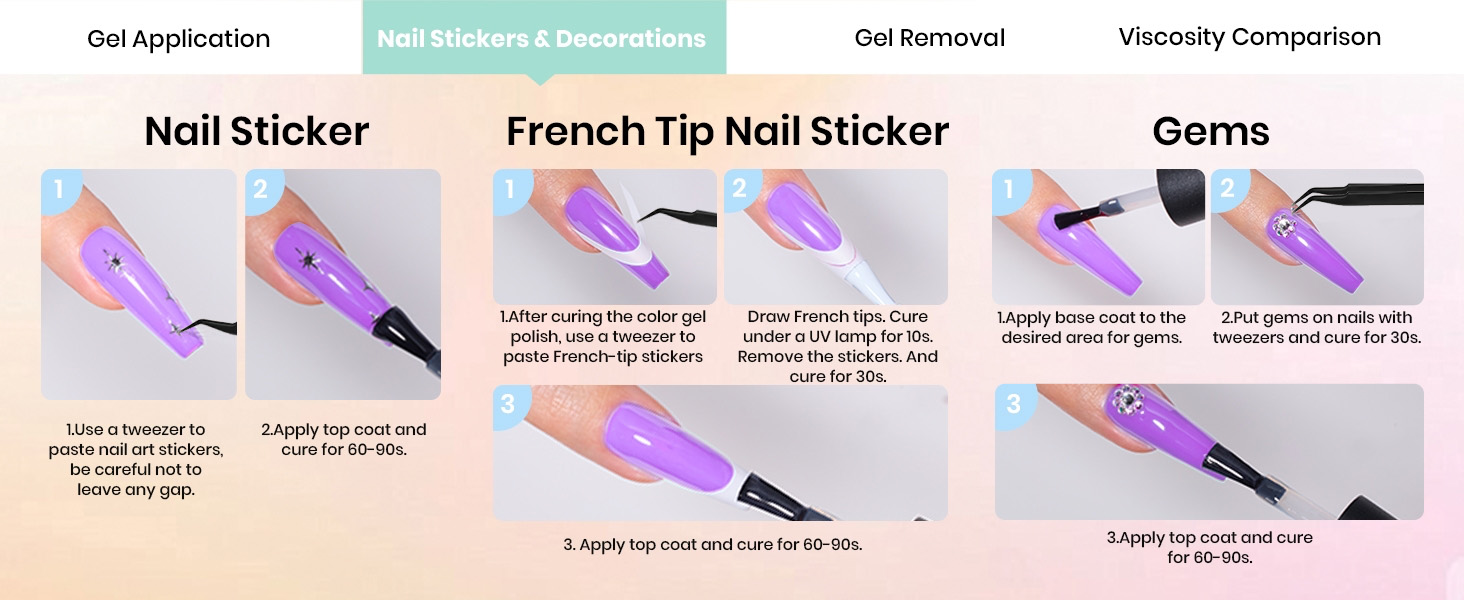 gel nail kit manicure kit