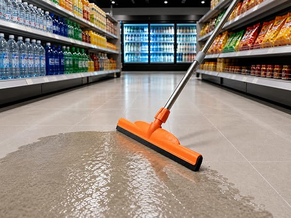 long handle squeegee for shop cleaning