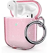 ULAK Compatible with AirPods Case Cover, Clear AirPods 2nd Generation Protective Cover Soft TPU T...
