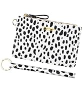 Aiyo Nice Women Slim RFID Card Case Holder Wristlet Zip ID Case Wallet Small Leather Wallet Coin ...