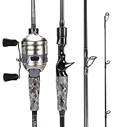 Sougayilang Spincast Reel and Fishing Rod Combo, 5-Foot 9-Inch Durable Carbon Rod, Quickset Anti-...