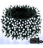 Upgraded 99FT 300 LED Christmas Lights Outdoor & Indoor, Memory Function & Timer & 8 Modes, Mini ...