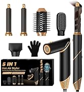 5 in 1 Blow Dryer Brush,Hair Dryer Brush with Detachable Air Styler,Negative Ionic Magic Hair Sty...