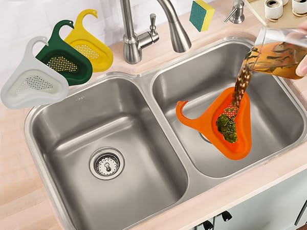 Kitchen sink Swan drain basket