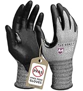 Schwer AIR-SKIN Cut Resistant Gloves AR5918 with Extreme Lightweight&Thin, ANSI A4 Wire Metal Glo...