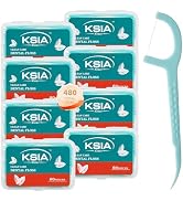 KSIA Klear Dental Floss Picks, 480 Count Tooth Picks Flossers, Dental Floss Cleaner, Dental Floss...