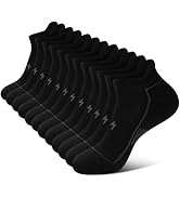Cirorld Mens Ankle Running Socks, Athletic Cushioned Low Cut Moisture Wicking Cotton Short Sports...