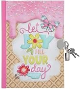 Secret Diary with Lock/Keys, Girls Interactive Christian Journal with Writing Prompts Teen, Tween...