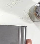 pastry scraper tool used to divide dough pieces during baking preparation