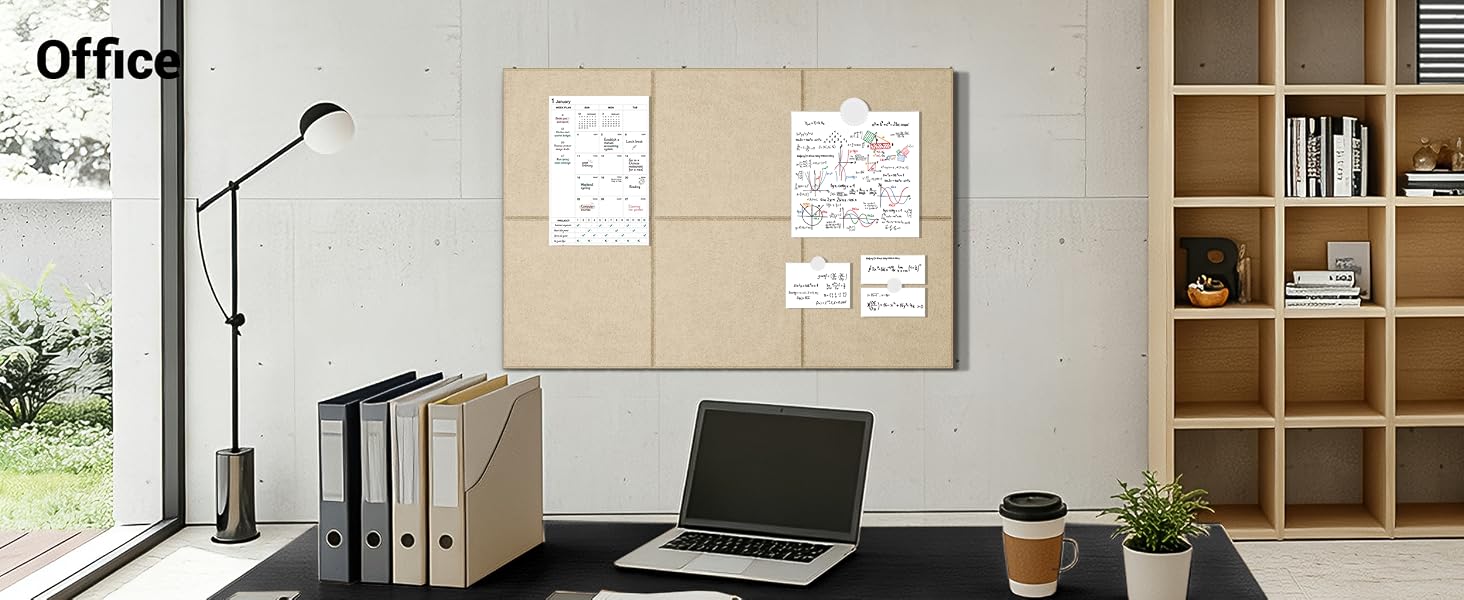 Cork board for office