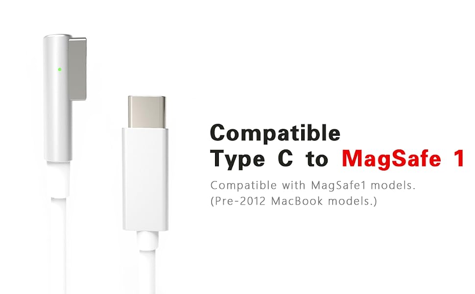 Compatible Type C to MagSafe 1