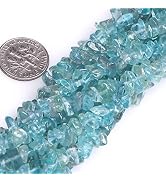 HAAMIIQII 4-6mm Natural Apatite Chip Beads Irregular Chip Stones Loose Gemstone Beads for Jewelry...