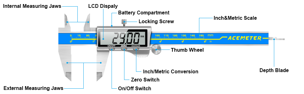 industrial quality caliper