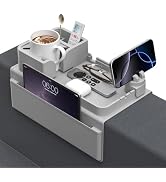 Couch Arm Cup Holder CLESOO Couch Arm Tray Anti-Slip Couch Cup Holder Silicone Sofa Armrest Tray ...