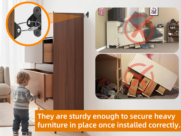 furniture anchors for baby proofing