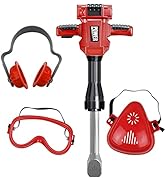 TeganPlay Kids Jackhammer Toy Drill | Toddler Construction Tools and Equipments | Includes Mask S...