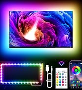 tv lights behind