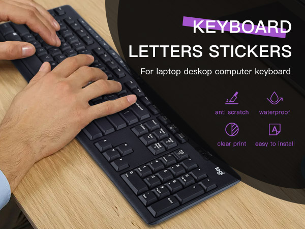 english Keyboard Stickers