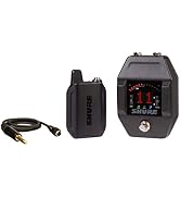 Shure GLXD16+ Dual Band Pro Digital Wireless System with Pedal Receiver for Guitar & Bass - 12-Ho...