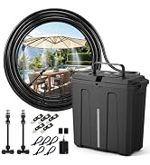 Ausic Portable Misting System, Outdoor Misters for Outside Patio Cooling, 9L Bucket with Built-in...