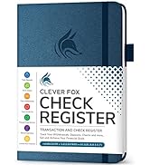 Clever Fox Check Register – Deluxe Checkbook Log with Check & Transaction Registers, Bank Account...