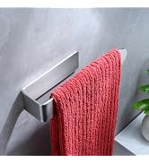 ZUNTO Self Adhesive Towel Bar - 7.9 Inch Stainless Steel, No Drill Bath & Kitchen Holder for Towe...