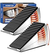 Upgrade 2-Pack Heavy Duty Door Stopper, 3 in Tall Spring Large Door Stops for Bottom of Doors, De...