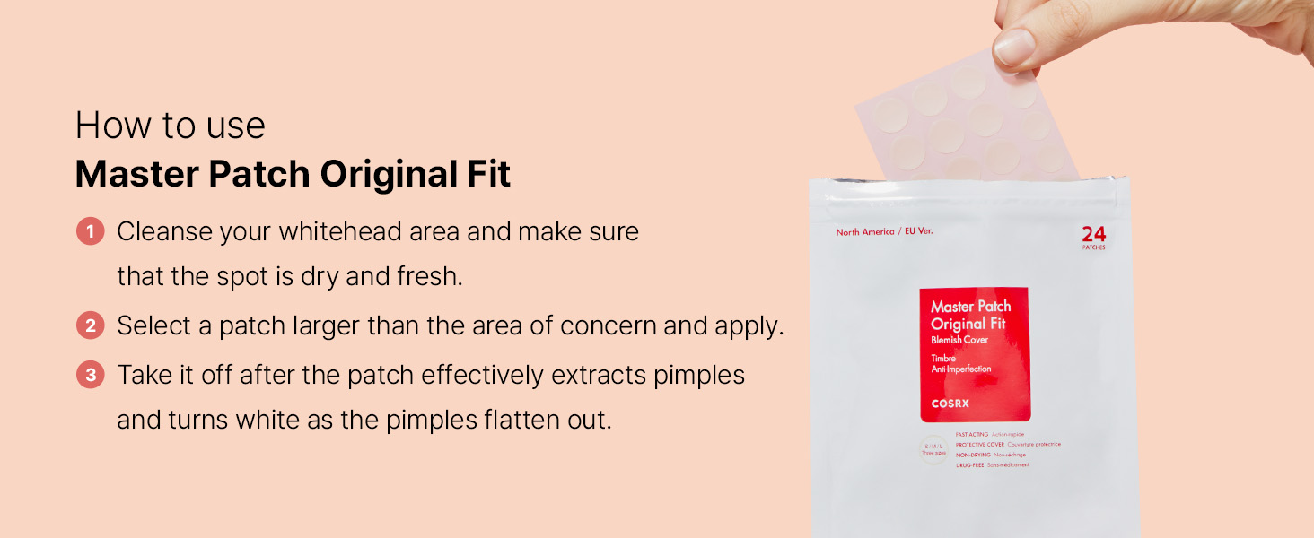 cleanse whitehead area dry select patch larger than concern apply take off extract gunk pimples
