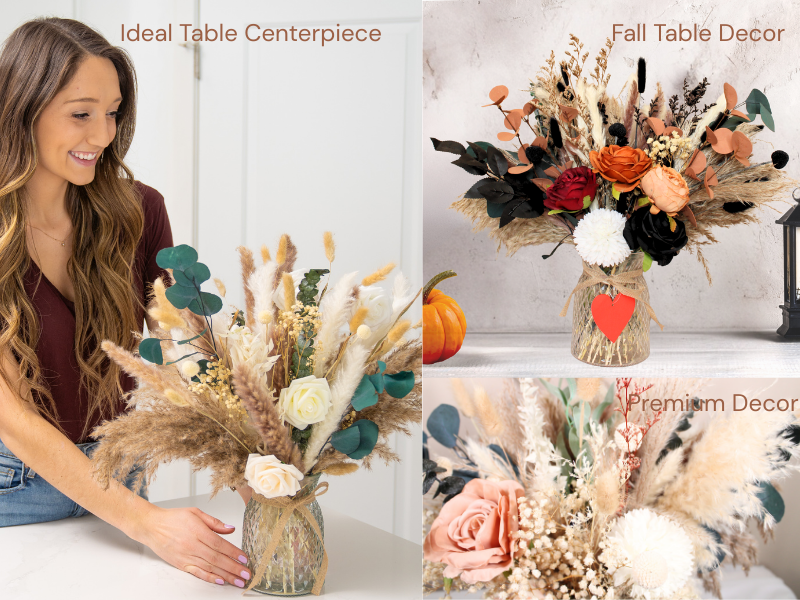 Table centerpiece coffee side fall autumn decor winter halloween pottery barn premium homes