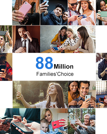 a collage of people taking pictures of their phones.