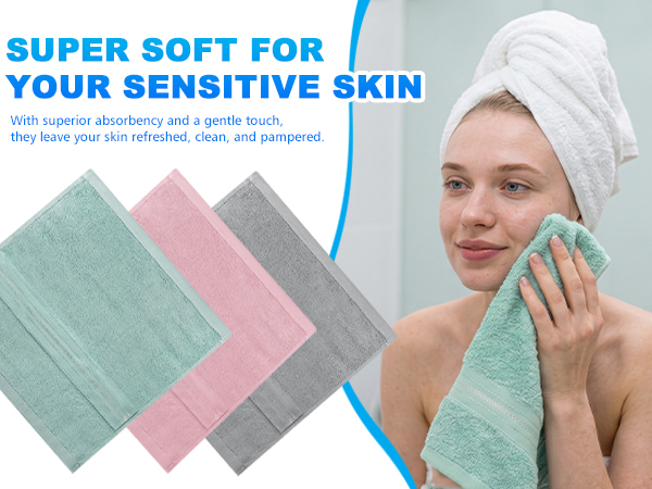 100% Cotton Wash Cloths