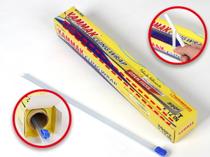 Plastic Wrap with Slide Cutter